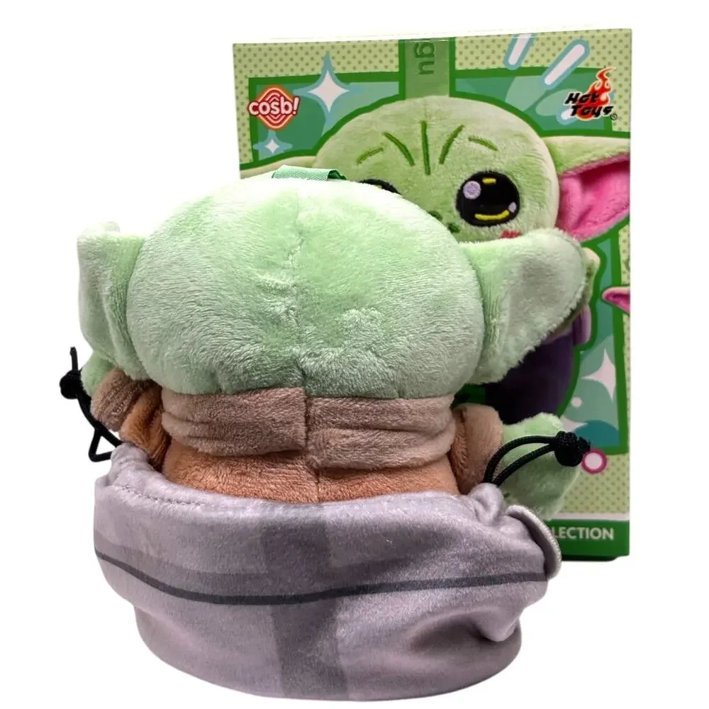 Disney x Star Wars x Cosbi Mandalorian & Grogu Plush Charm, In Gray Sack, New